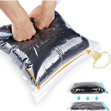 Compression Bags Blue 10-Pack Space-Saving Travel and Home