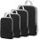 Compression Packing Cubes Black 4-Set Expandable Travel 1