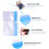 Compression Bags Blue 10-Pack Space-Saving Travel and Home 7