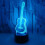 Guitar 3D LED Night Light 7-Colour Changing Touch Control Table Lamp Music Lover Gift 8