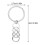 Infinity Symbol Nyckelring Zinklegering 1-pack 2