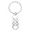 Infinity Symbol Nyckelring Zinklegering 1-pack 5