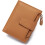 Women's RFID-Blocking Bifold Leather Wallet with Zipper 1