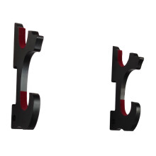 Wall Mounted Wooden Display Stand Hook with Velvet Padding