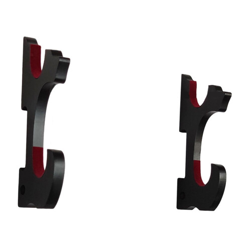 Wall Mounted Wooden Display Stand Hook with Velvet Padding