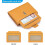 Women's RFID-Blocking Bifold Leather Wallet with Zipper 6