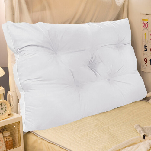 Bed Back Cushion with Removable Cover 23.6x19.7 Inch