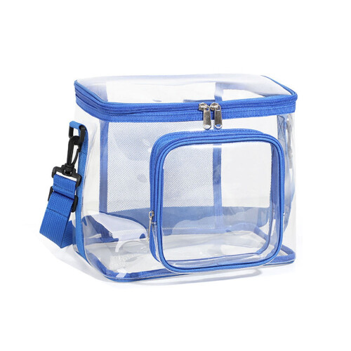 Lunch Bag Reusable Plastic Hot Pink 2