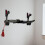 Wall Mounted Wooden Display Stand Hook with Velvet Padding 3