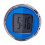 Motorcycle Handlebar Mount Clock Blue Compact 1