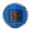 Motorcycle Handlebar Mount Clock Blue Compact 2