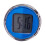 Motorcycle Handlebar Mount Clock Blue Compact 3