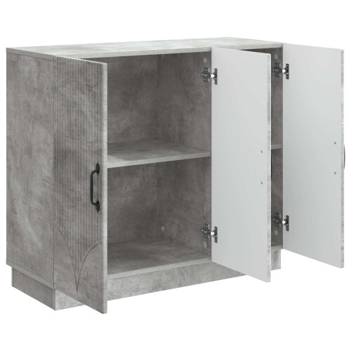VidaXL vidaXL Sideboard Concrete Grey 89 x 34.5 x 77 cm Engineered Wood 1