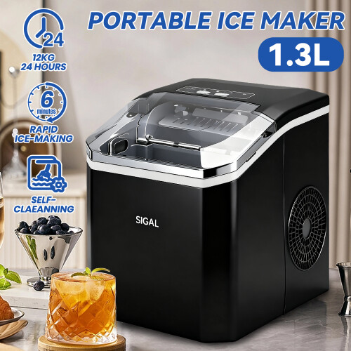 1.3L Automatic Portable Ice Maker Countertop for Home in 24H 1
