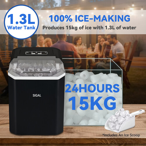 1.3L Automatic Portable Ice Maker Countertop for Home in 24H 2