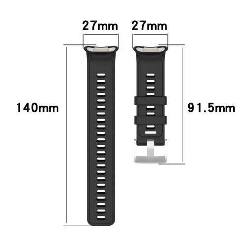 Silikone urrem til Polar Vantage V2 Black 1