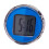 Motorcycle Handlebar Mount Clock Blue Compact 4