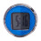Motorcycle Handlebar Mount Clock Blue Compact 5