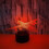 Airplane 3D LED Night Light 7-Colour Changing Touch Control Table Lamp Aviation Lover Gift 7