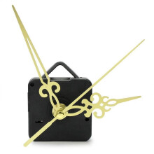 Wall Clock with Quartz Movement Gold Hands