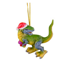 Ornement de Noël Dinosaure Pendentif Festif 1 pièce