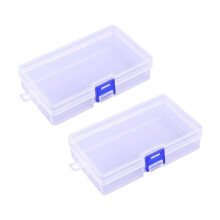 Mini boîtes de rangement transparentes pour perles, boutons et bijoux faits maison