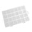 Boîte de rangement en plastique avec séparateurs fixes et 24 compartiments. 1