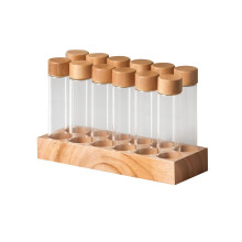 Tubes de rangement pour grains de café avec présentoir (12 pièces)