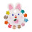 Ensemble de 10 mini pinces à cheveux fleuries en forme d'oreilles de lapin et de griffes. 1