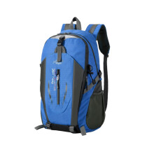 Wanderrucksack, wasserdicht, Nylon, 30 l, faltbar, blau/rot