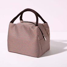 Sac à lunch isotherme rayé 6,6 L pour femmes