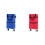 Sac de courses pliable à roulettes avec poignées (1 pièce) 1
