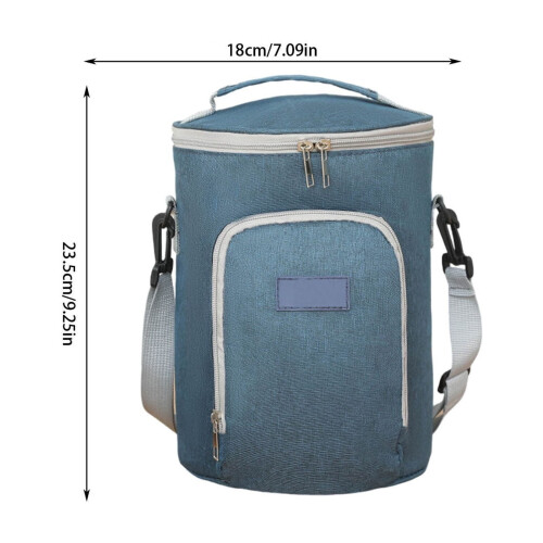 Sac isotherme rond pour bento (1 pièce)