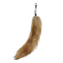 Fox Fur Tail Keyring for Women Handbag Car Charm