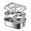 304 Stainless Steel Lunch Box Double-Layer 1800ML 1