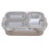 Stainless Steel Lunch Box 1.2L 3-Compartment 1