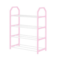 Shoe Rack Wardrobe Organizer 4 Layer Stackable