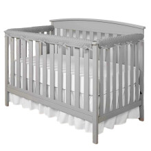 Tollder Proofing Protector for Strip Wrap Cover Sets, Corner Bed Rail Bumpers, Bed Rail Covers for Teething B