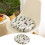 Circle Printed Corduroy Floor Cushion 22 Inch 2