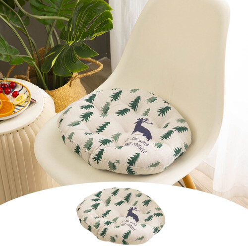 Circle Printed Corduroy Floor Cushion 22 Inch 1