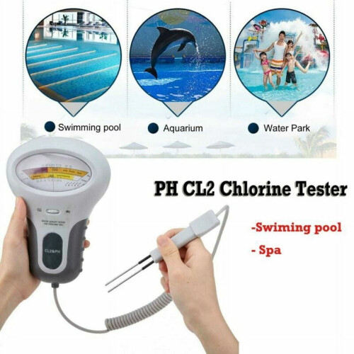 Schwimmbad-Tester Chlor- und pH-Messgerät 2-in-1 1