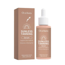OCEAURA No Sun Tan Lotion Bronzer Skin Bronze Hydrating Silky Body Care Moisturizer