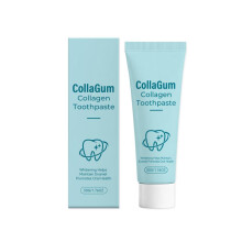Collagen Whitening Toothpaste Gentle Enamel Care Fresh Breath Teeth Cleaning Whitening 120g
