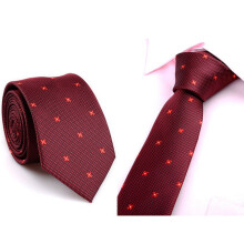 Men's Casual Slim Solid Skinny Necktie