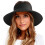 Set composto da cappello da sole a tesa larga da donna, occhiali da sole e orecchini. 8