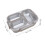 Stainless Steel Lunch Box 1.2L 3-Compartment 8