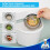 Passoire d'évier de cuisine en acier inoxydable (lot de 2) 4