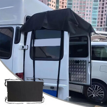 Rear Barn Door Awning Cover UV Protection Waterproof
