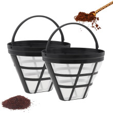Reusable Coffee Filter Basket Cone #4 2 Pack