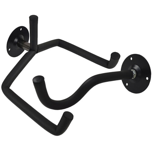 Guitar Wall Hanger Metal Horizontal Mount 1 Set